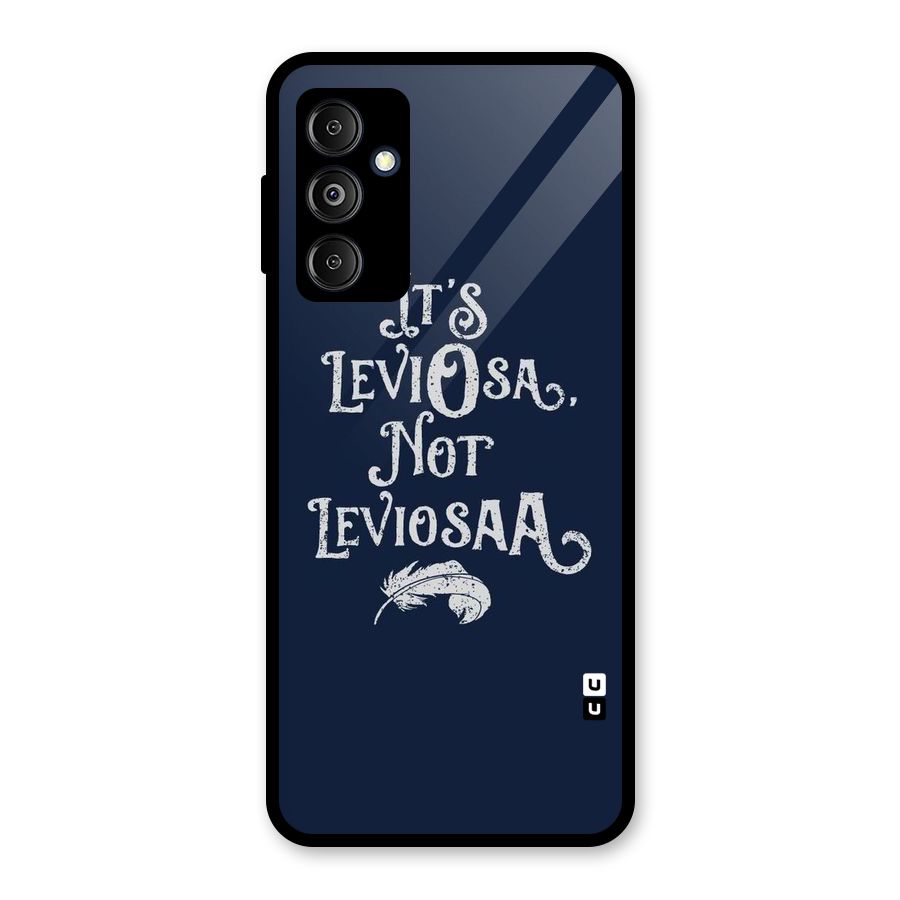 Correction Feather Glass Back Case for Galaxy M14 5G