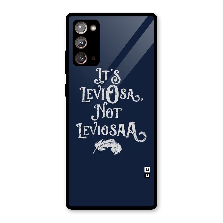 Correction Feather Glass Back Case for Galaxy Note 20