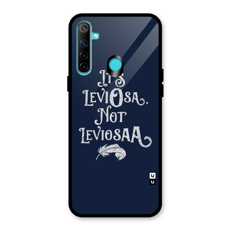 Correction Feather Glass Back Case for Realme 5i