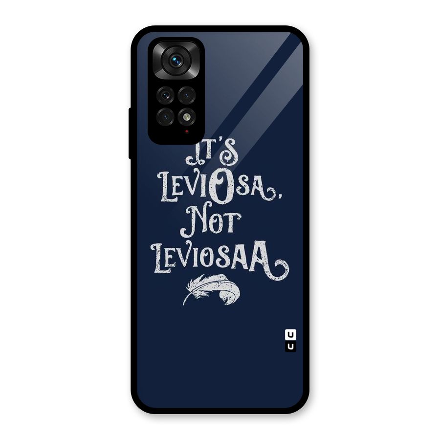 Correction Feather Glass Back Case for Redmi Note 11S