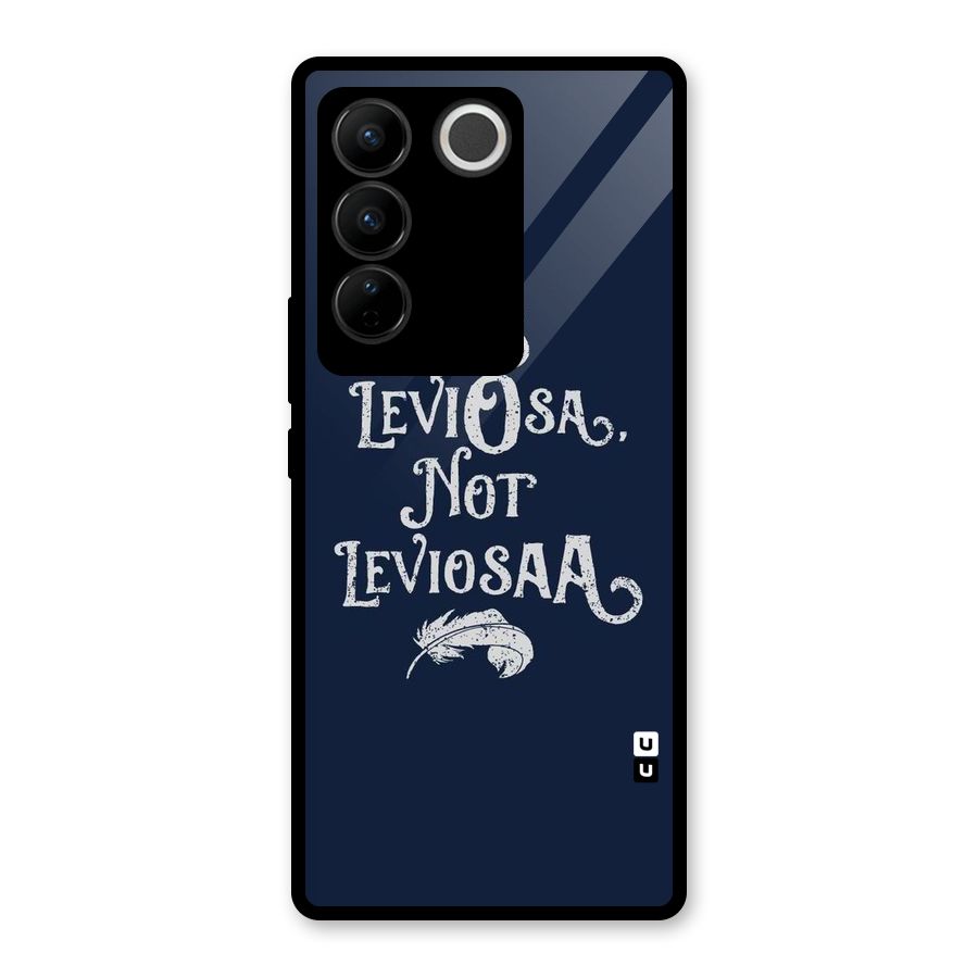 Correction Feather Glass Back Case for Vivo V27