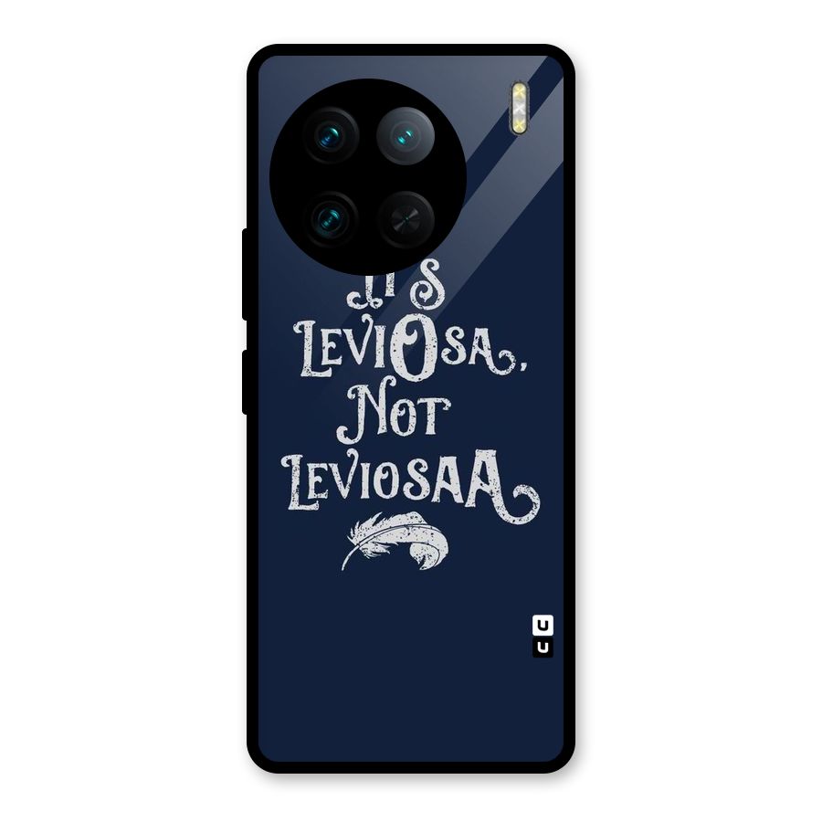 Correction Feather Glass Back Case for Vivo X90 Pro