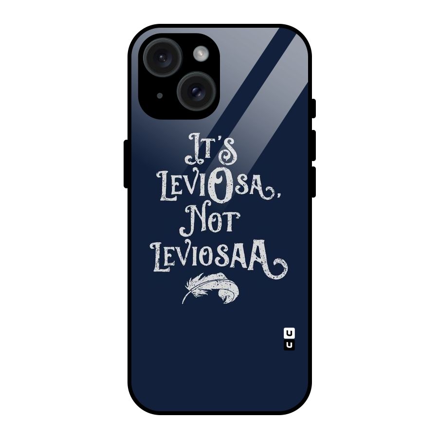 Correction Feather Glass Back Case for iPhone 15