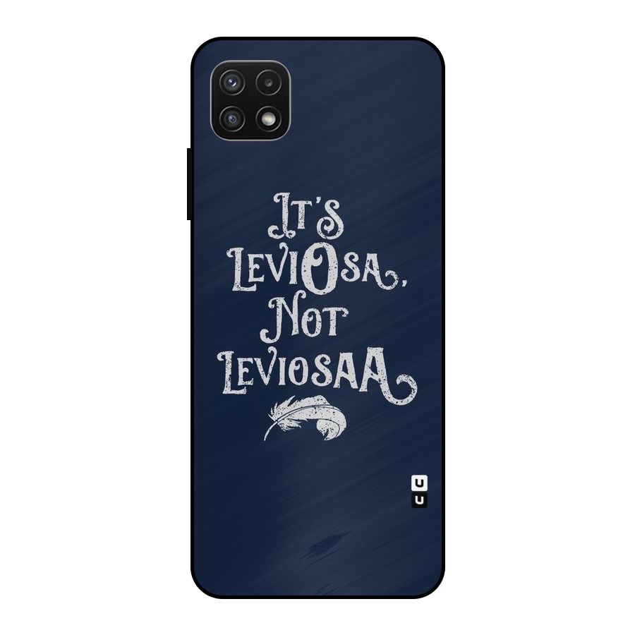 Correction Feather Metal Back Case for Galaxy A22 5G
