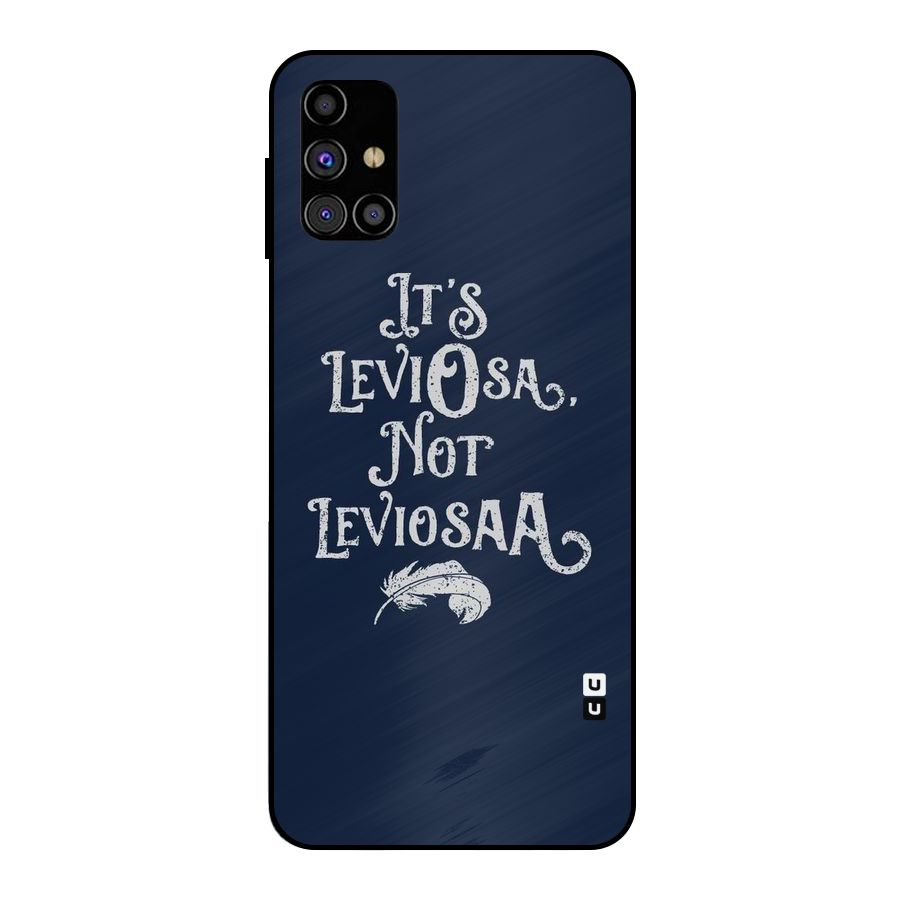 Correction Feather Metal Back Case for Galaxy M31s