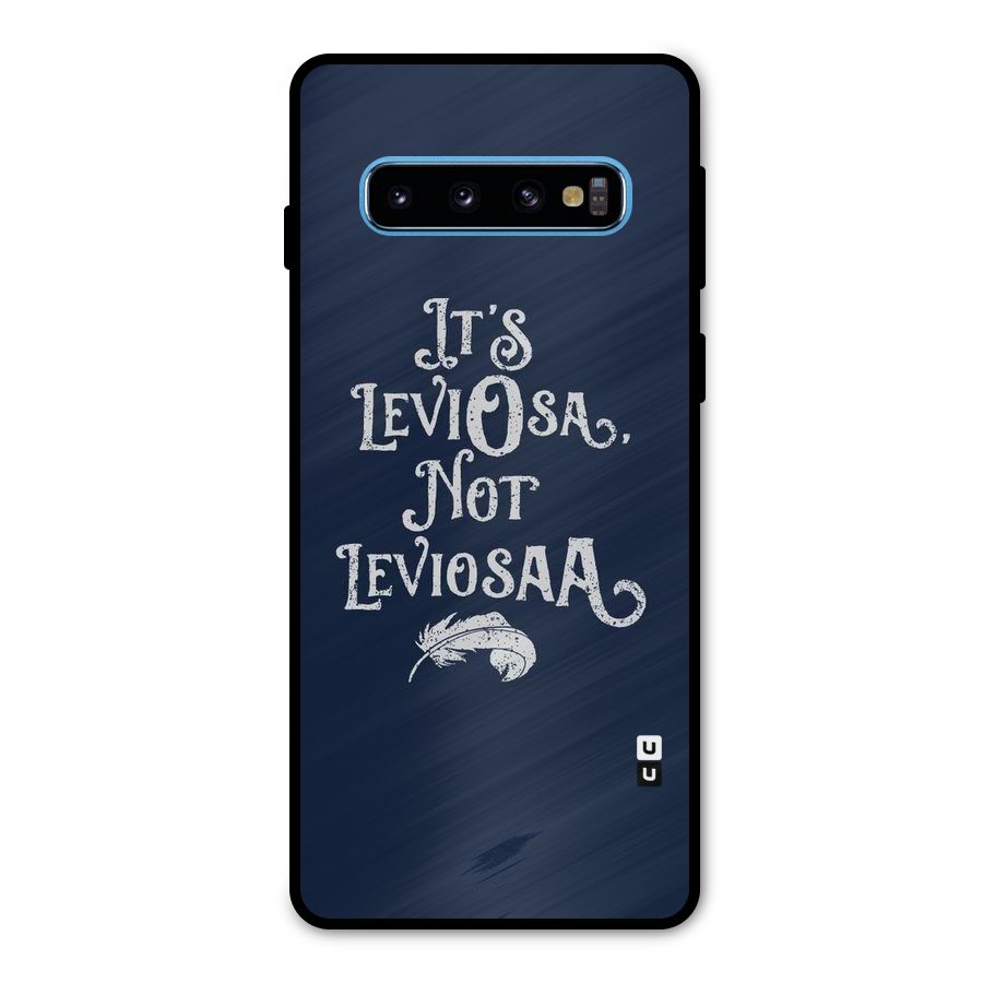 Correction Feather Metal Back Case for Galaxy S10
