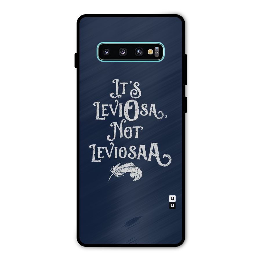Correction Feather Metal Back Case for Galaxy S10 Plus