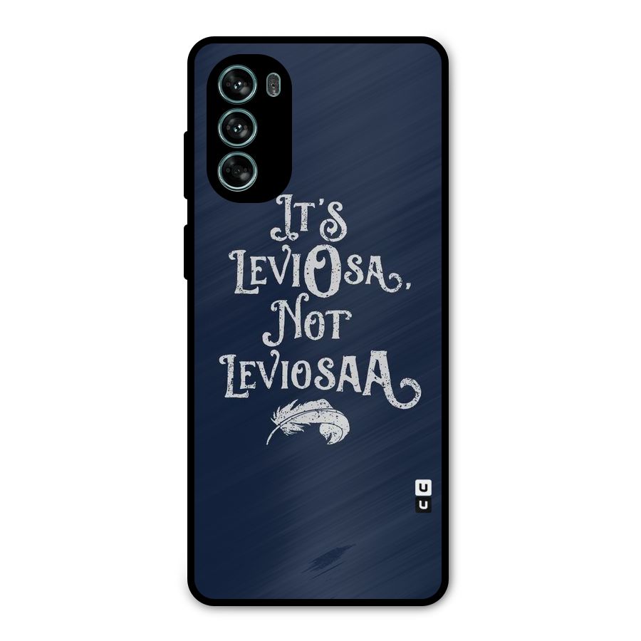 Correction Feather Metal Back Case for Moto G62