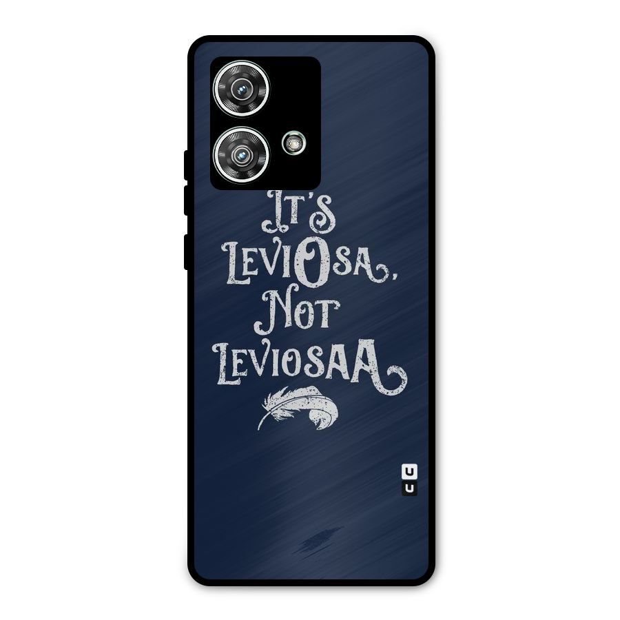 Correction Feather Metal Back Case for Motorola Edge 40 Neo