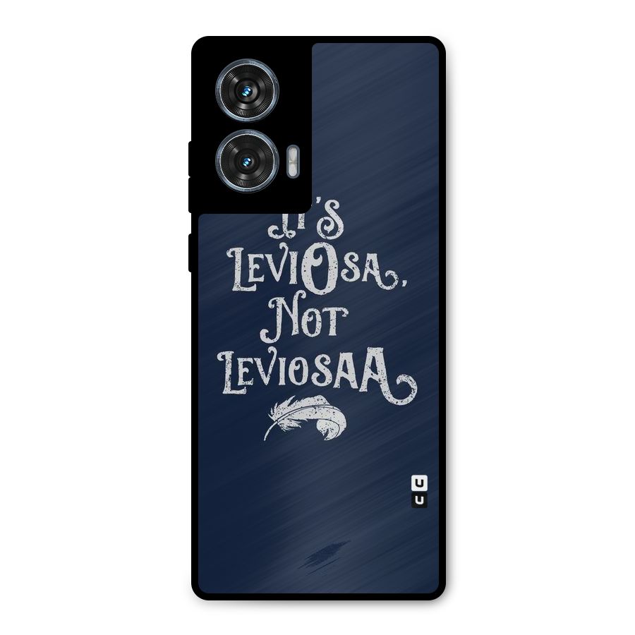 Correction Feather Metal Back Case for Motorola G96