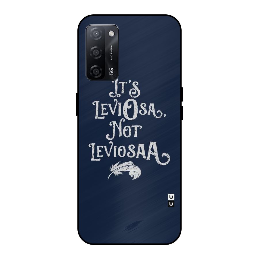 Correction Feather Metal Back Case for Oppo A53s 5G