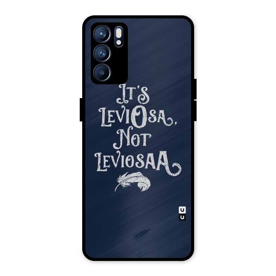 Correction Feather Metal Back Case for Oppo Reno6 5G