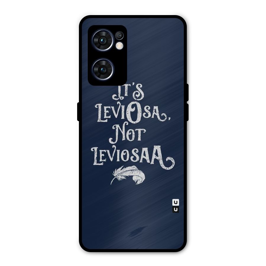 Correction Feather Metal Back Case for Oppo Reno7 5G