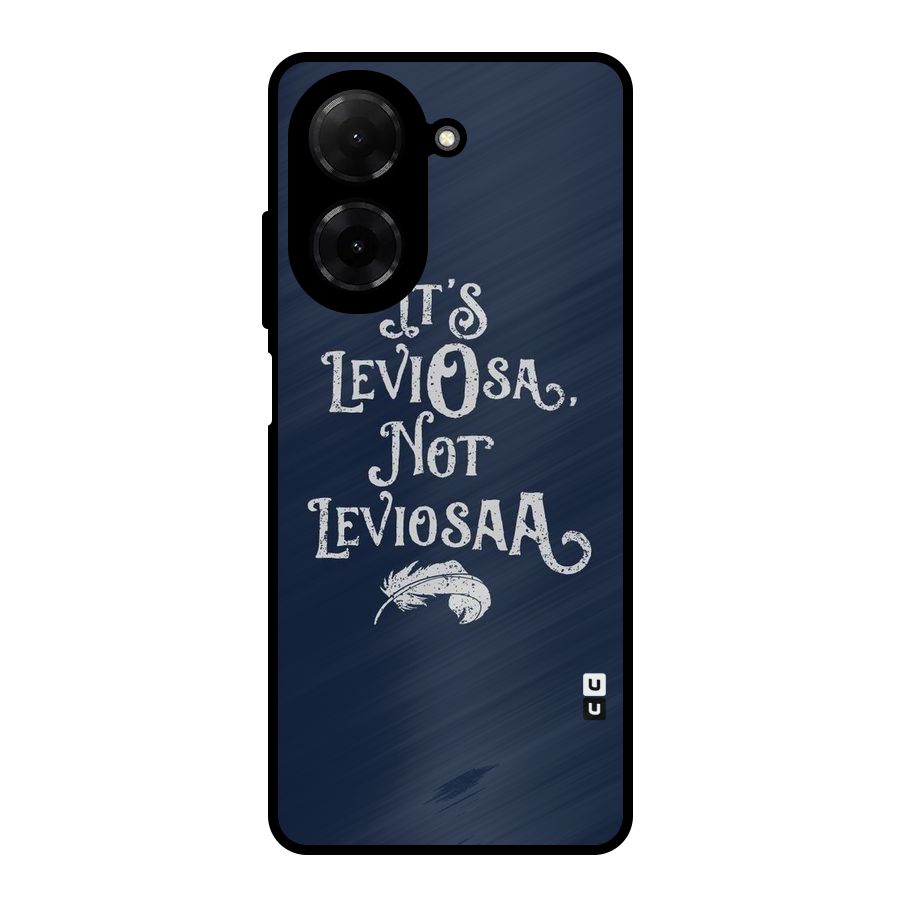 Correction Feather Metal Back Case for Poco C71