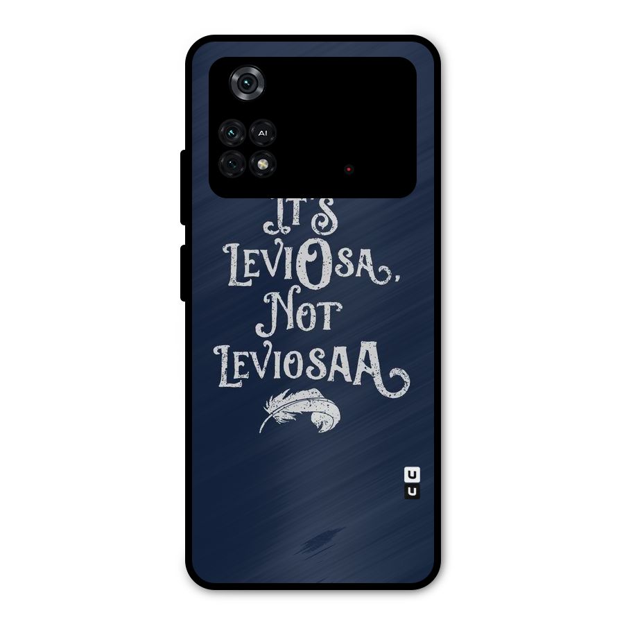 Correction Feather Metal Back Case for Poco M4 Pro 4G
