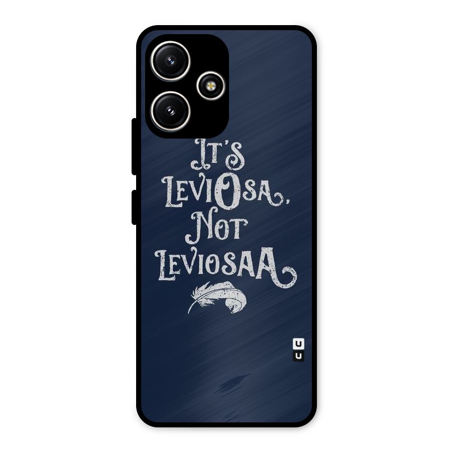 Correction Feather Metal Back Case for Poco M6 Pro
