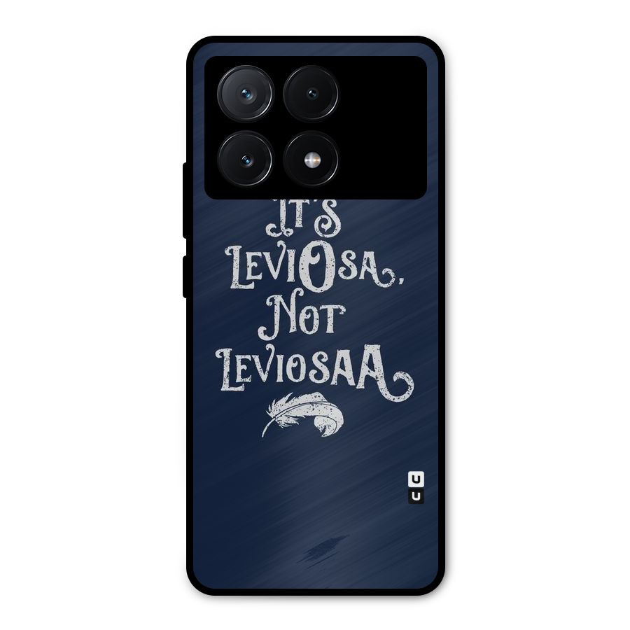 Correction Feather Metal Back Case for Poco X6 Pro