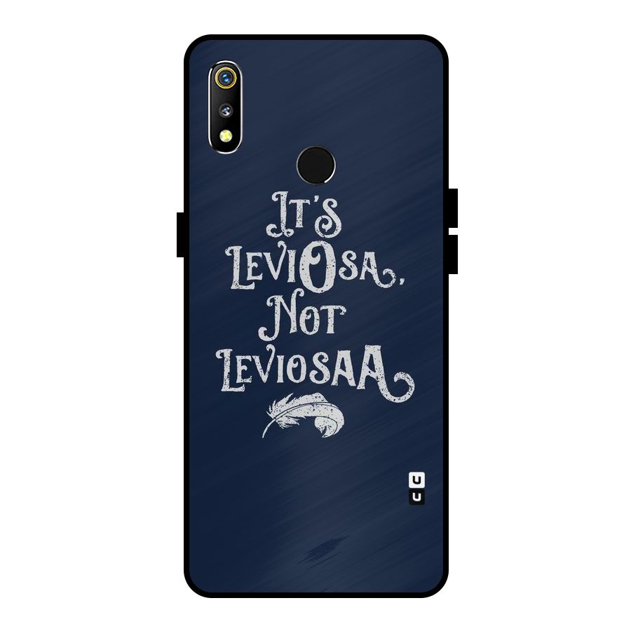 Correction Feather Metal Back Case for Realme 3i