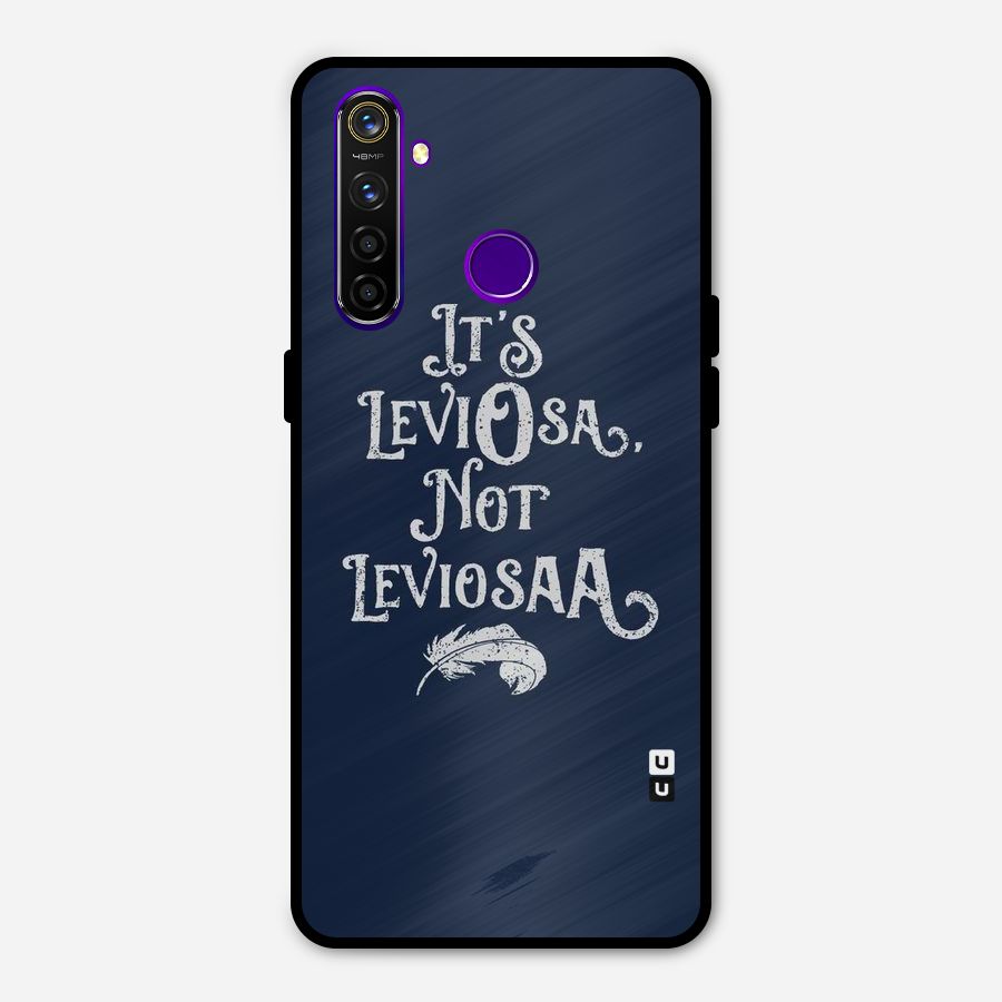 Correction Feather Metal Back Case for Realme 5 Pro