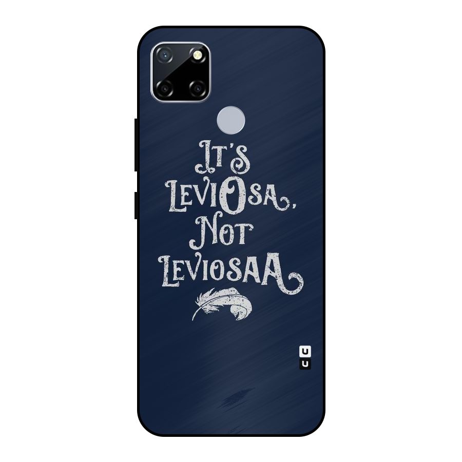 Correction Feather Metal Back Case for Realme Narzo 20