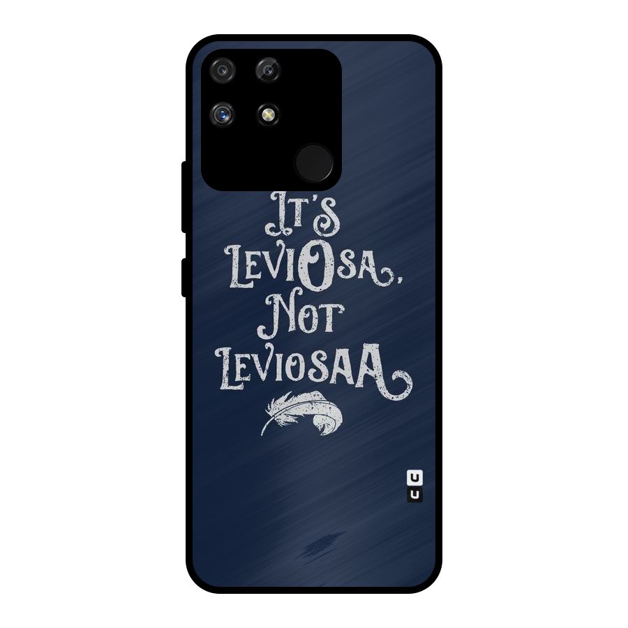 Correction Feather Metal Back Case for Realme Narzo 50A
