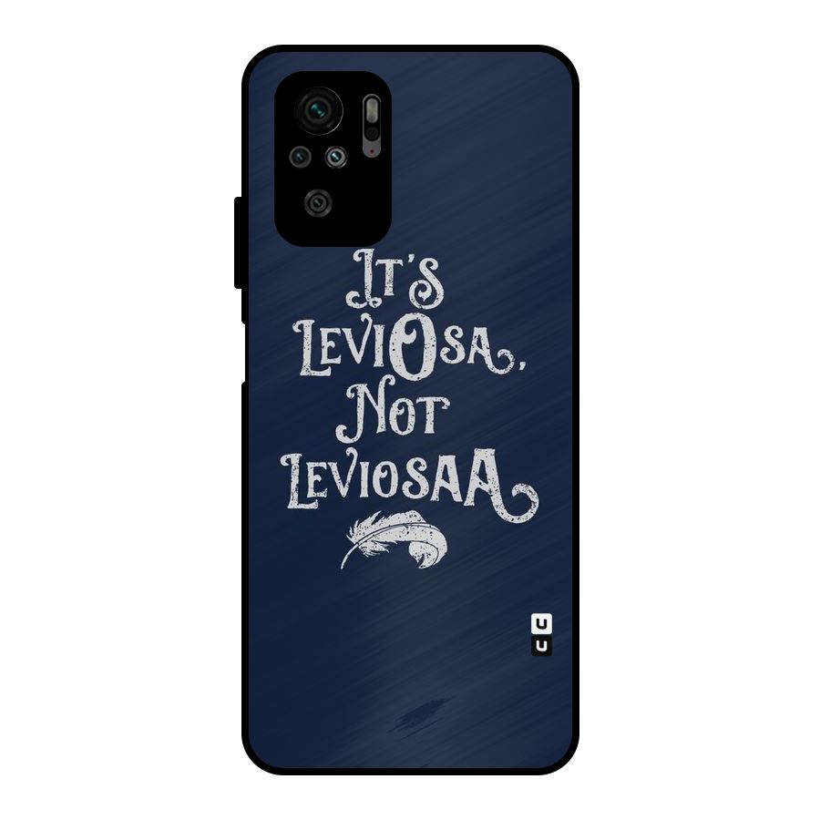 Correction Feather Metal Back Case for Redmi Note 10S