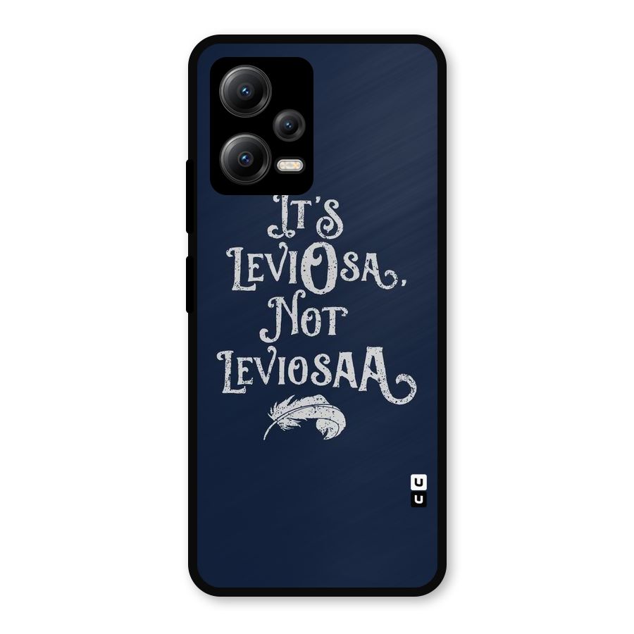 Correction Feather Metal Back Case for Redmi Note 12 5G