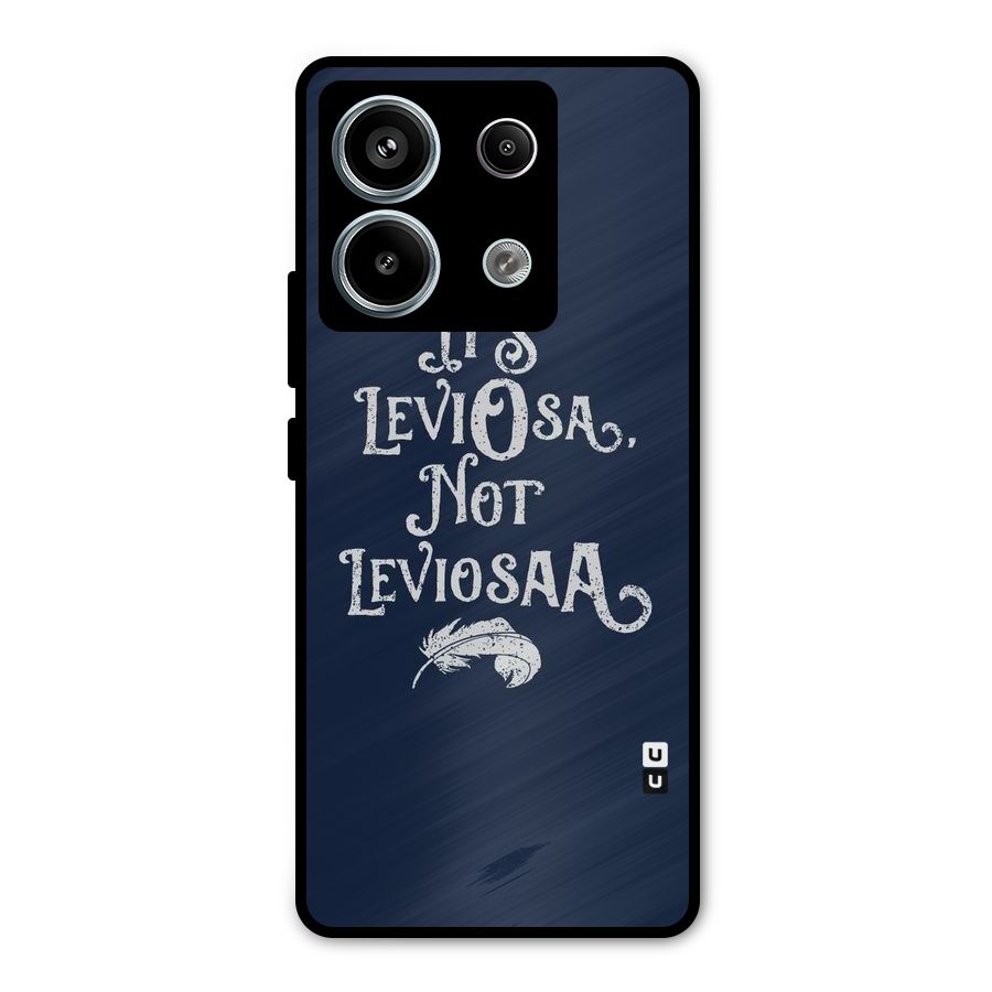 Correction Feather Metal Back Case for Redmi Note 13 Pro 5G