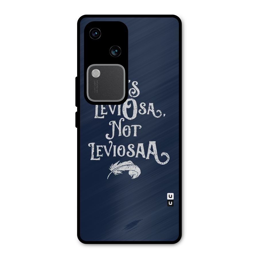 Correction Feather Metal Back Case for Vivo V30