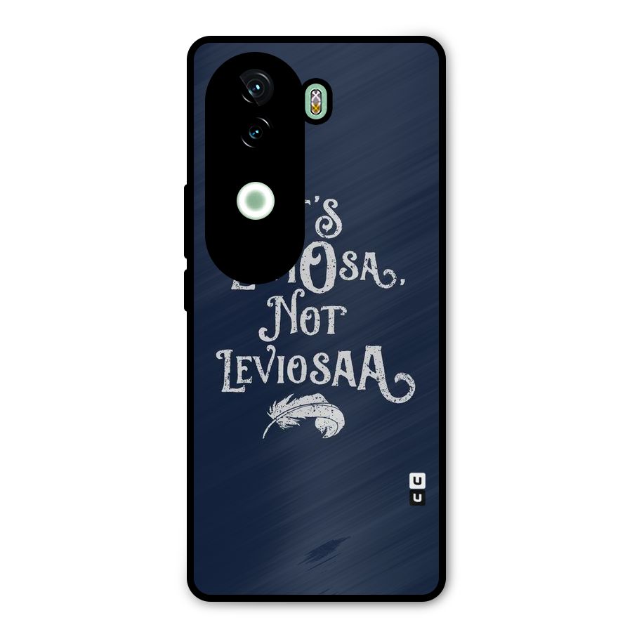 Correction Feather Metal Back Case for Vivo V40e
