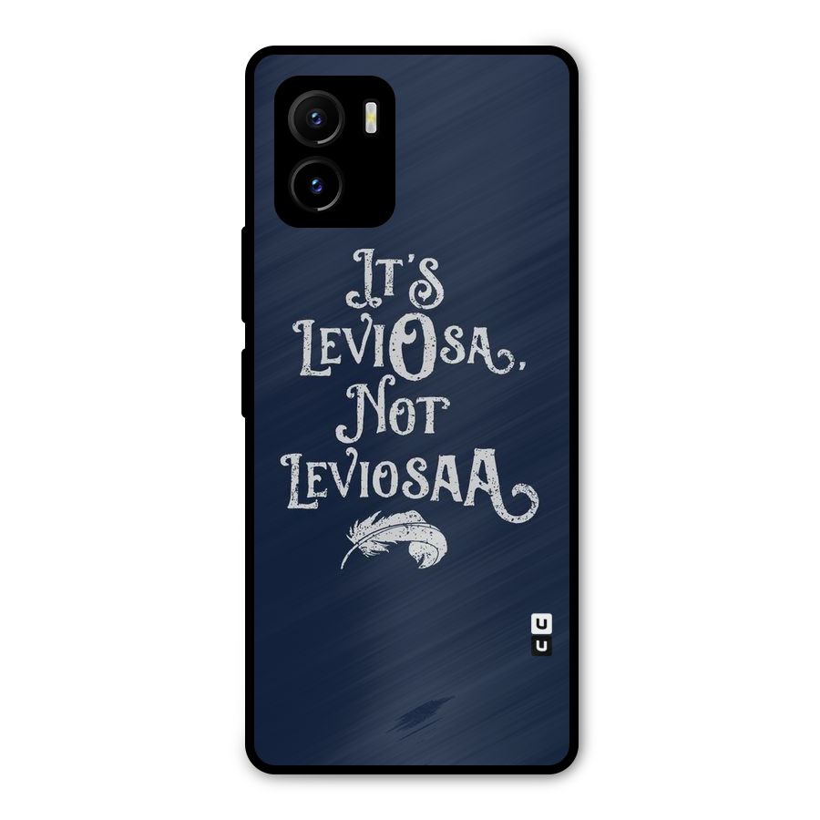 Correction Feather Metal Back Case for Vivo Y15s