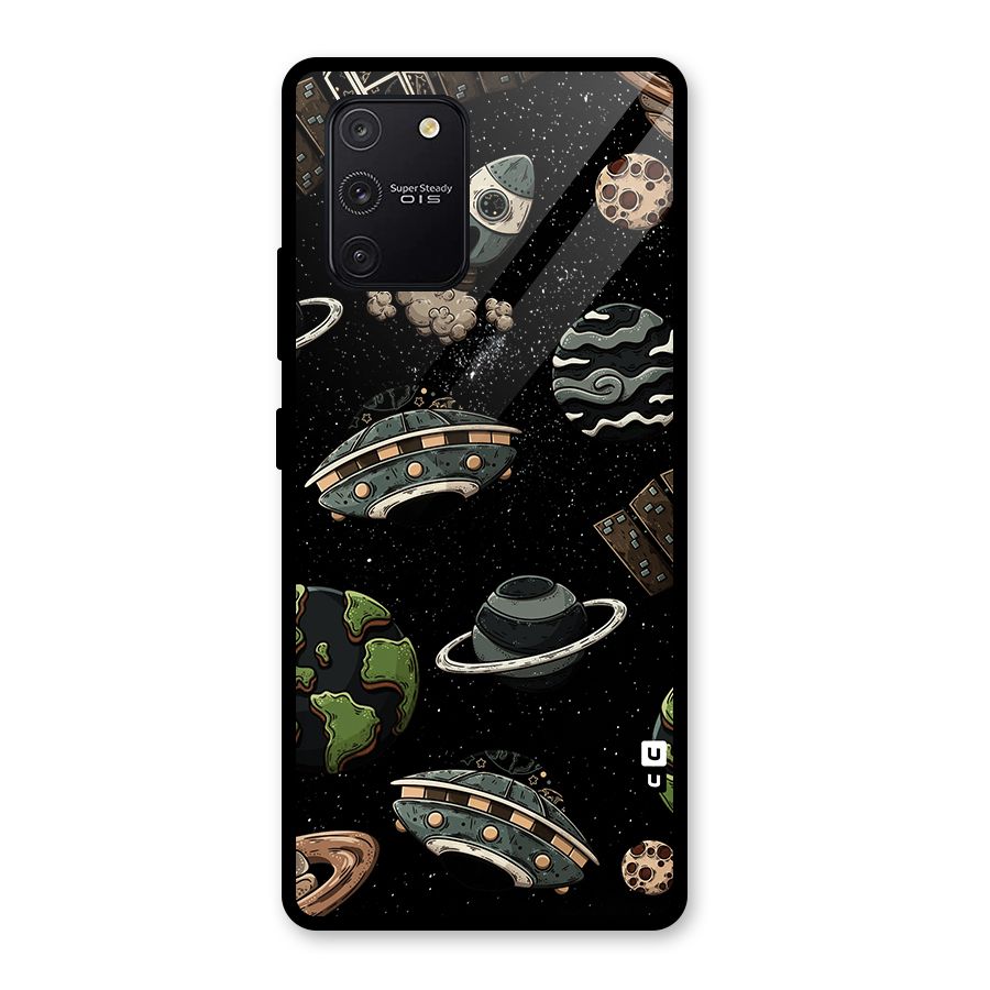 Cosmos Night Sky Anime Pattern Glass Back Case for Galaxy S10 Lite