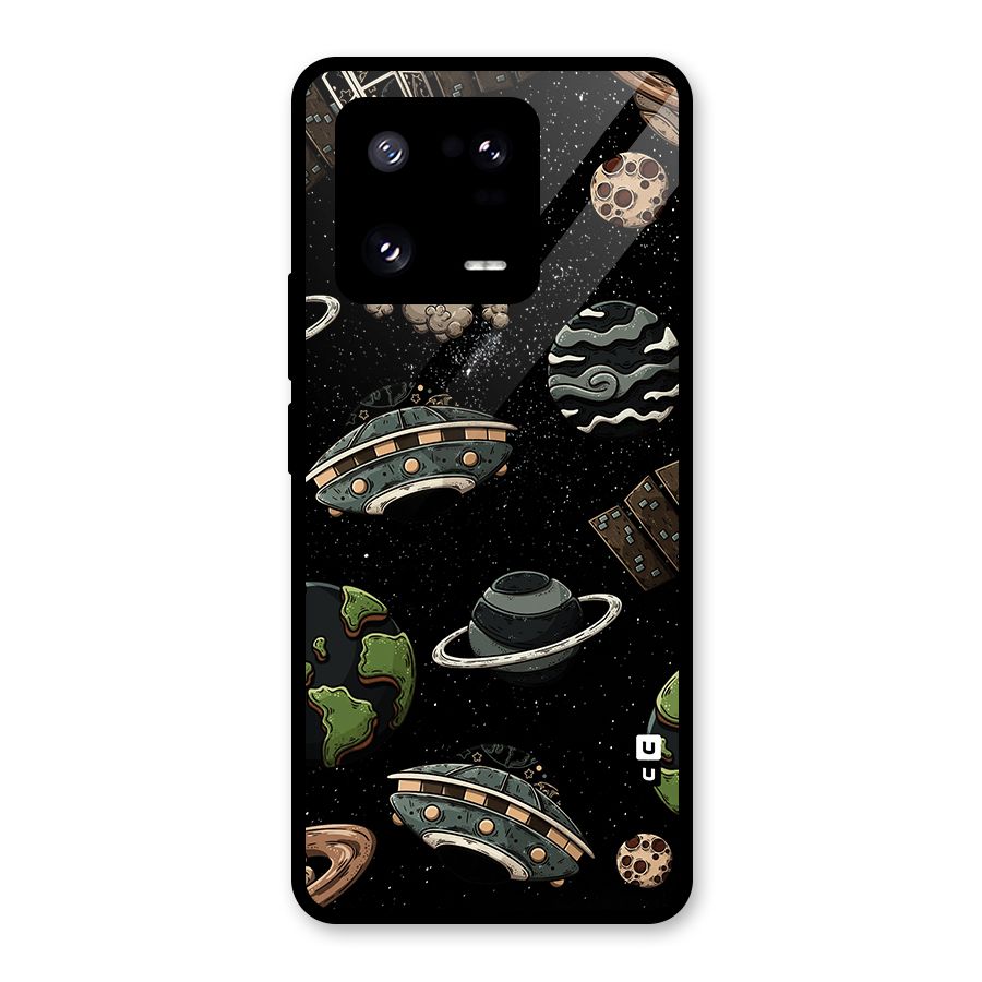 Cosmos Night Sky Anime Pattern Glass Back Case for Xiaomi 13 Pro
