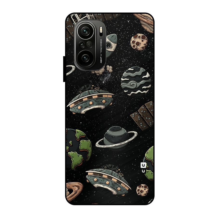 Cosmos Night Sky Anime Pattern Metal Back Case for Mi 11x
