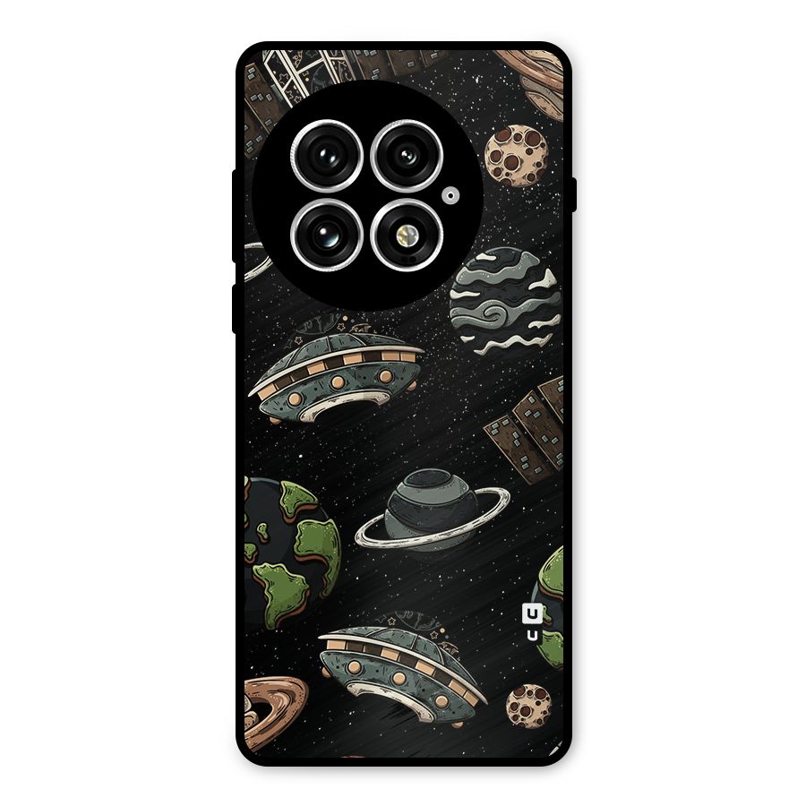 Cosmos Night Sky Anime Pattern Metal Back Case for OnePlus 13