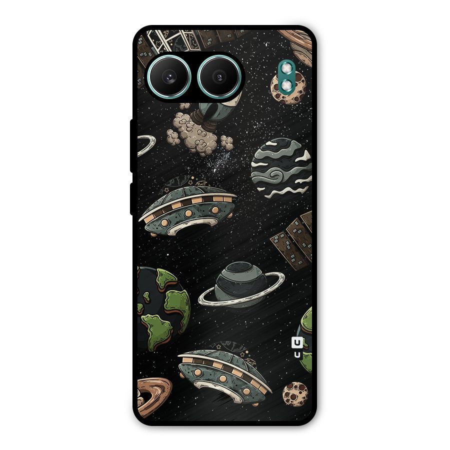 Cosmos Night Sky Anime Pattern Metal Back Case for OnePlus Nord 4
