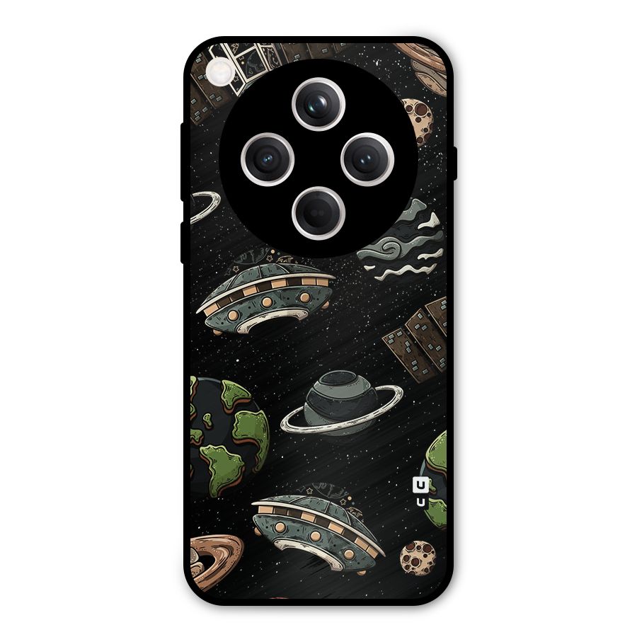 Cosmos Night Sky Anime Pattern Metal Back Case for Oppo Find X8