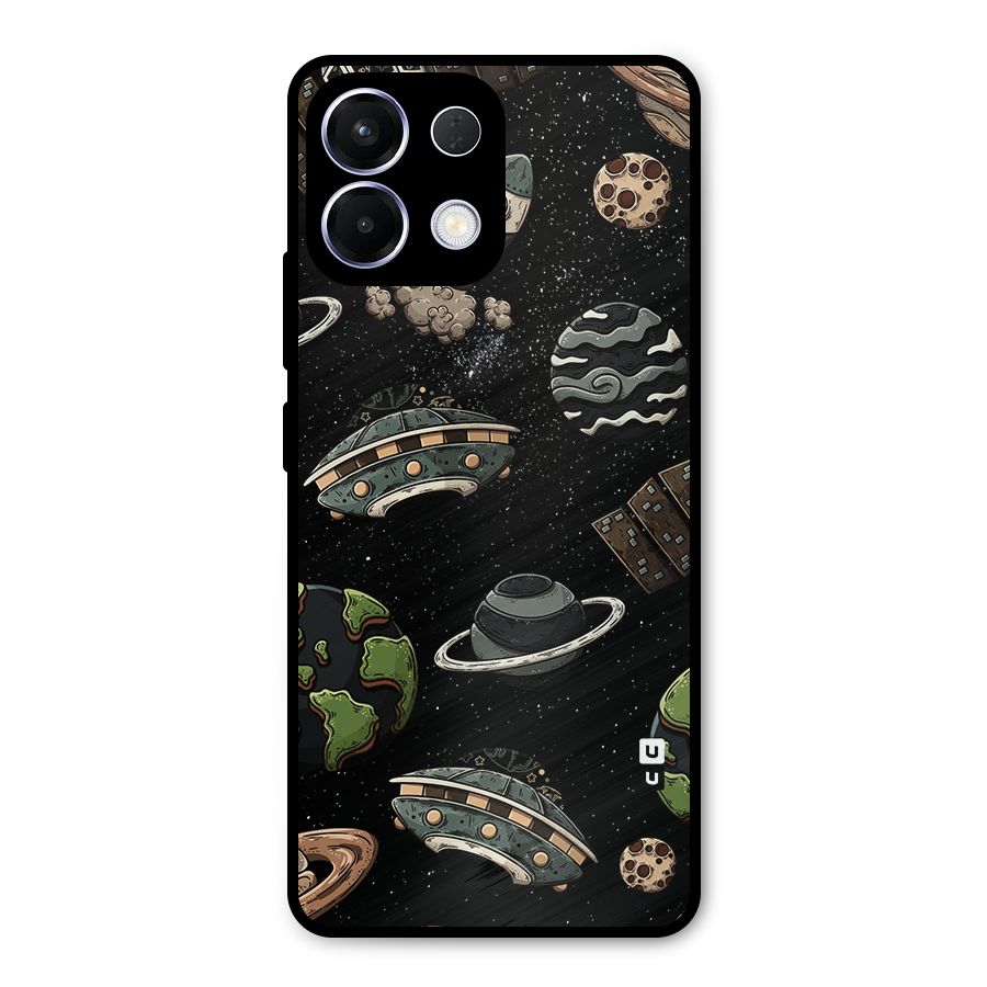 Cosmos Night Sky Anime Pattern Metal Back Case for Oppo K13