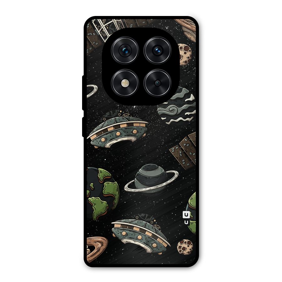 Cosmos Night Sky Anime Pattern Metal Back Case for Poco X7