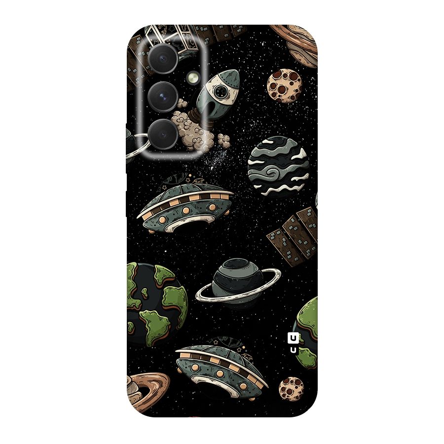 Cosmos Night Sky Anime Pattern Original Polycarbonate Back Case for Galaxy A54