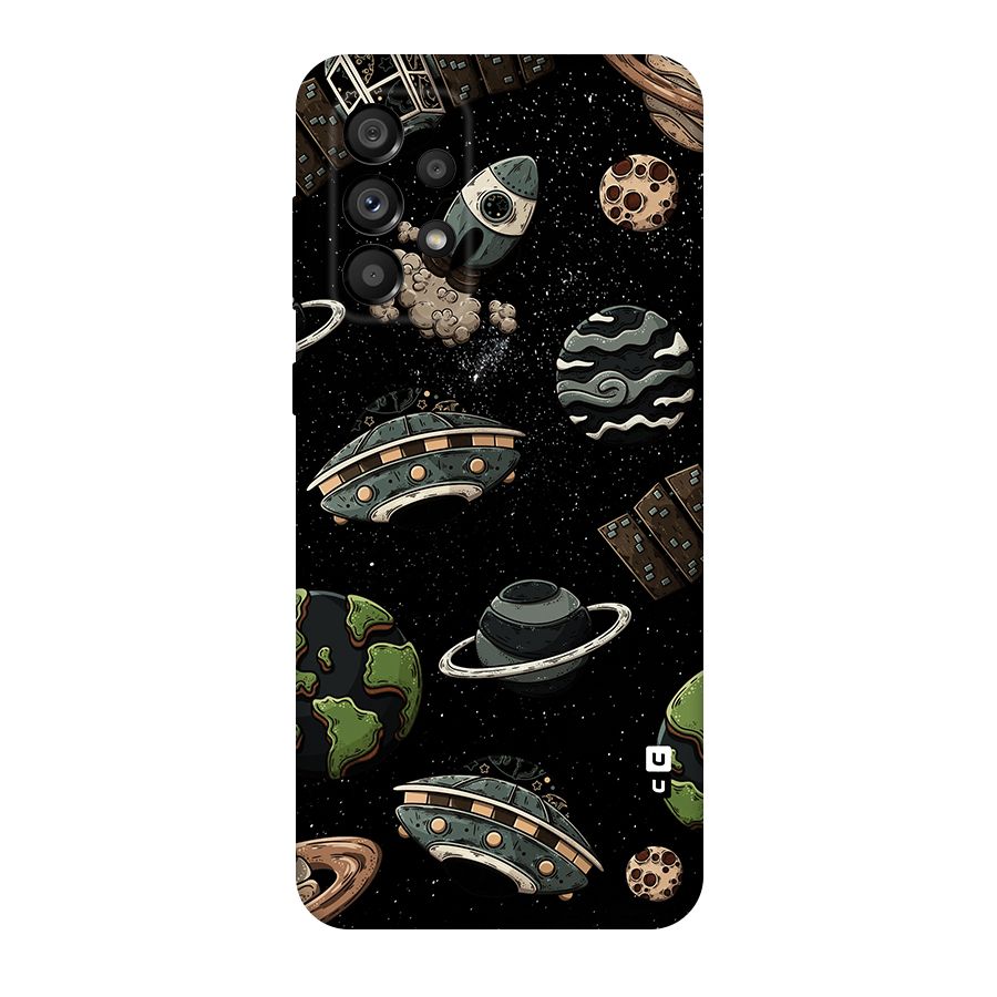 Cosmos Night Sky Anime Pattern Original Polycarbonate Back Case for Galaxy A73 5G