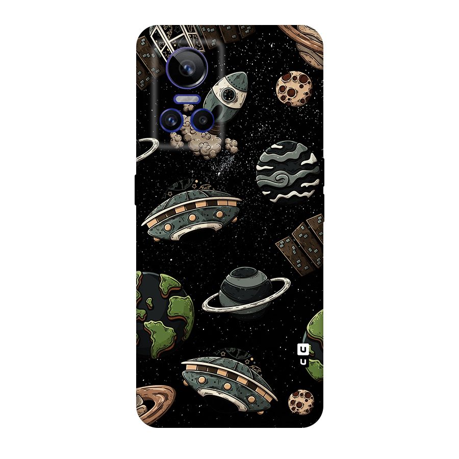 Cosmos Night Sky Anime Pattern Original Polycarbonate Back Case for Realme GT Neo 3