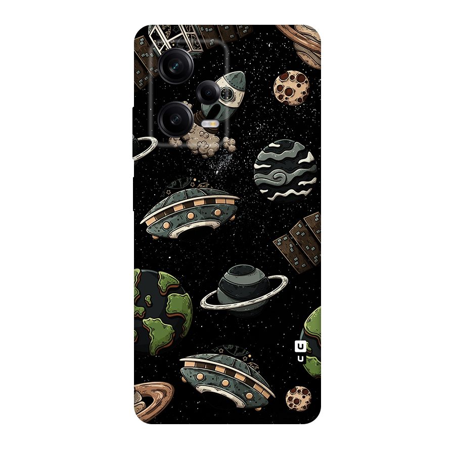 Cosmos Night Sky Anime Pattern Original Polycarbonate Back Case for Redmi Note 12 Pro