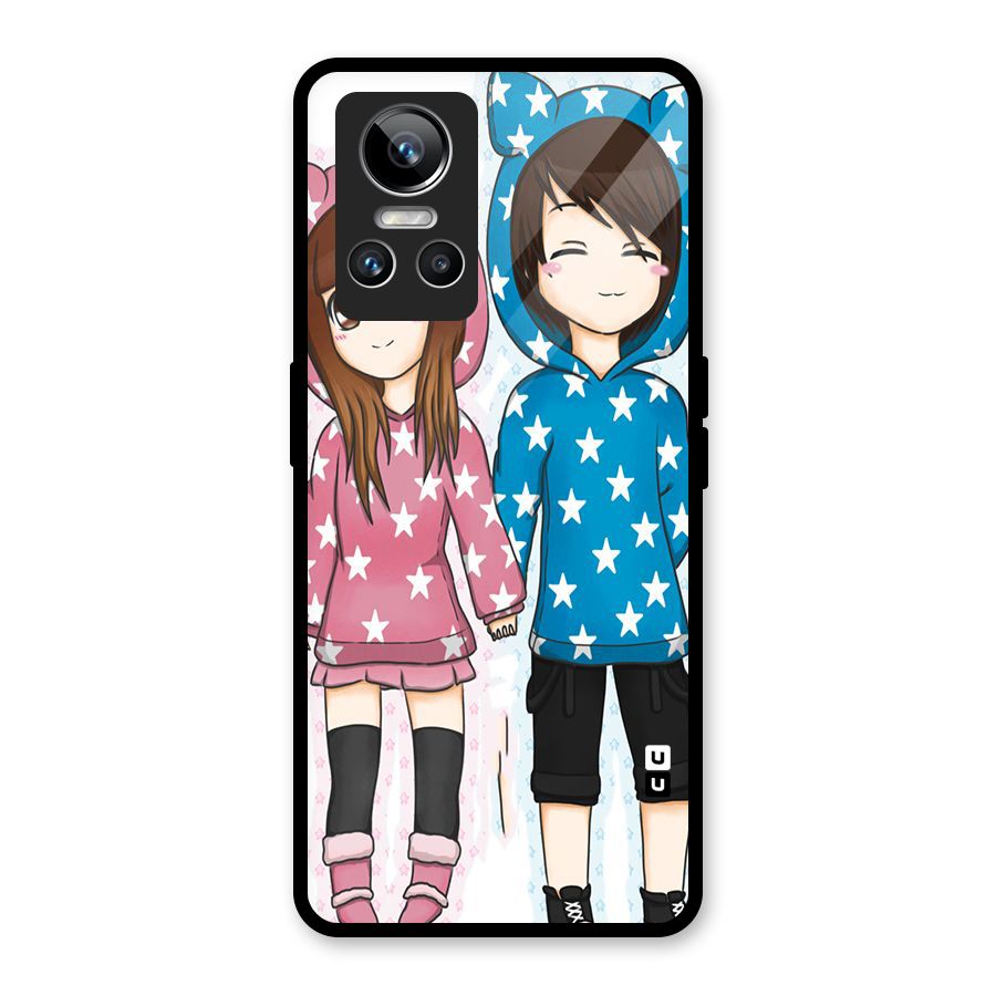 Couple In Stars Glass Back Case for Realme GT Neo 3