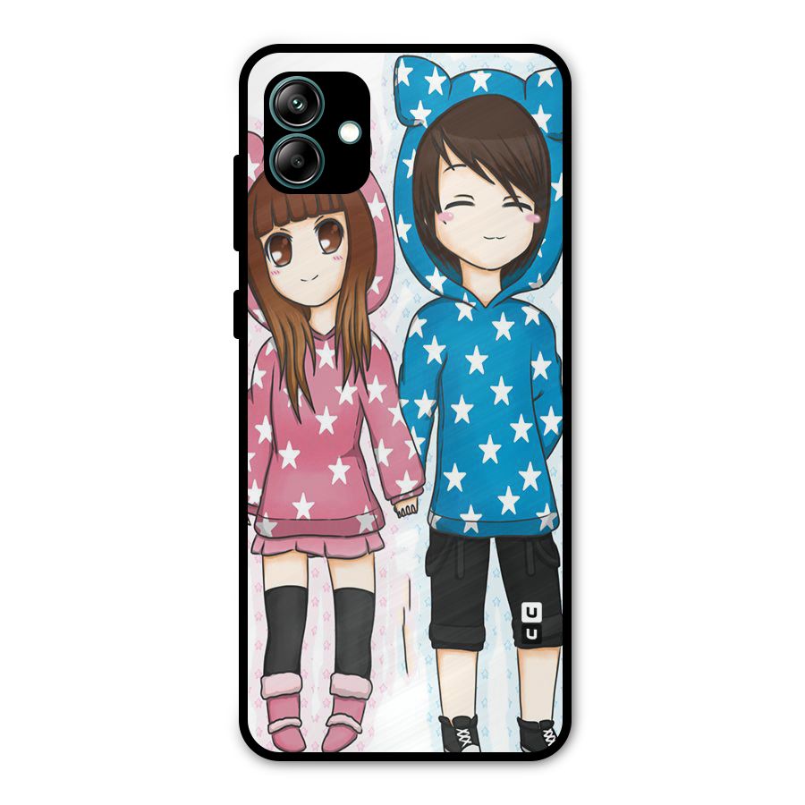 Couple In Stars Metal Back Case for Galaxy A04