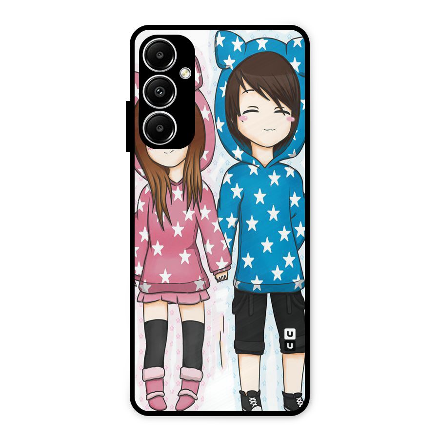 Couple In Stars Metal Back Case for Galaxy A05s