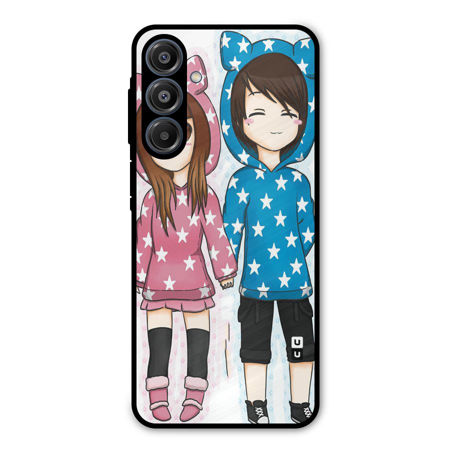 Couple In Stars Metal Back Case for Galaxy A16 5G