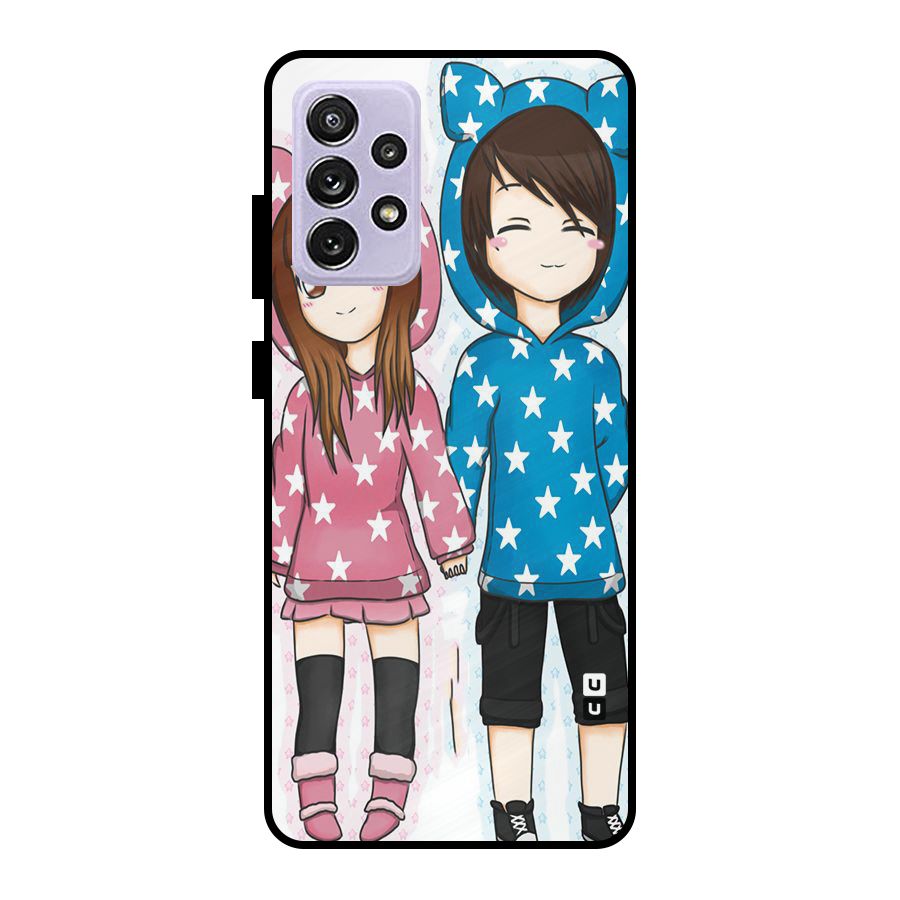 Couple In Stars Metal Back Case for Galaxy A72