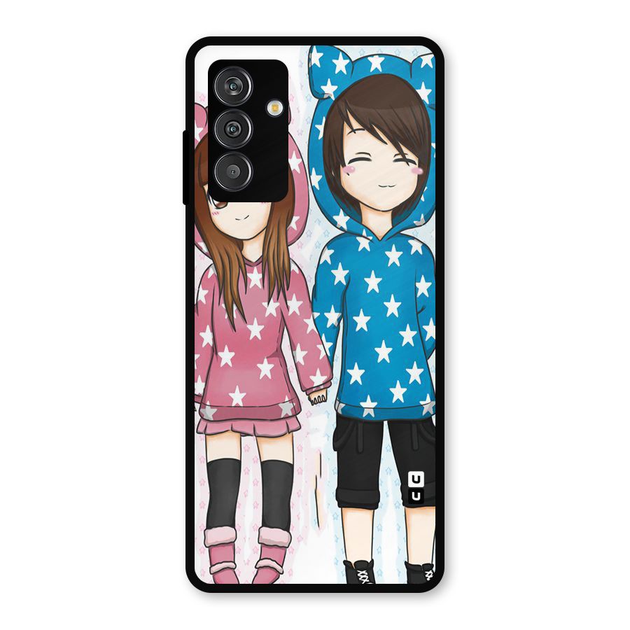 Couple In Stars Metal Back Case for Galaxy F13