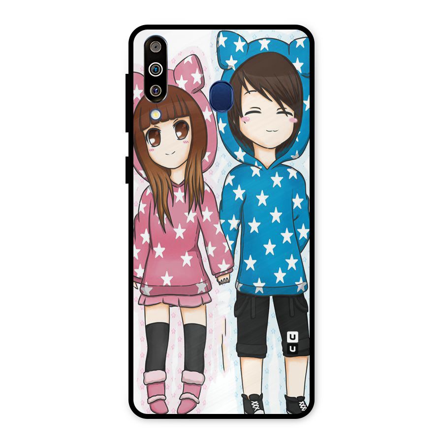 Couple In Stars Metal Back Case for Galaxy M30
